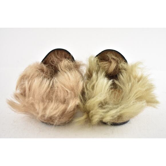 Gucci Princetown Black Patent Leather Fur Loafer Slide Slip Mule Slipper Flat 36 - Picture 12 of 14